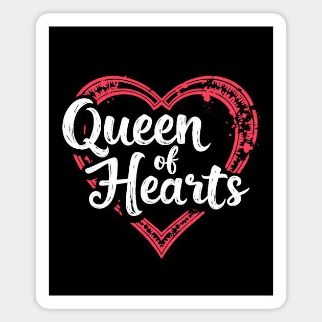 Queen Of Hearts Magnet by CreativeSage